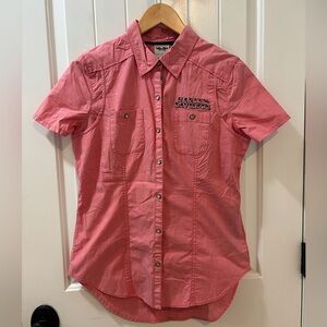 Harley Davidson Riding Shirt Short Sleeve Size Small Biker Motorcycle Shirt